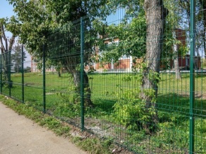 3D заборы для школы 90 метров фото в Ржавках