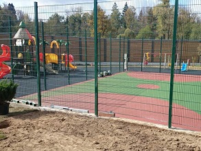 Забор на детскую площадку 50 метров фото в Ржавках